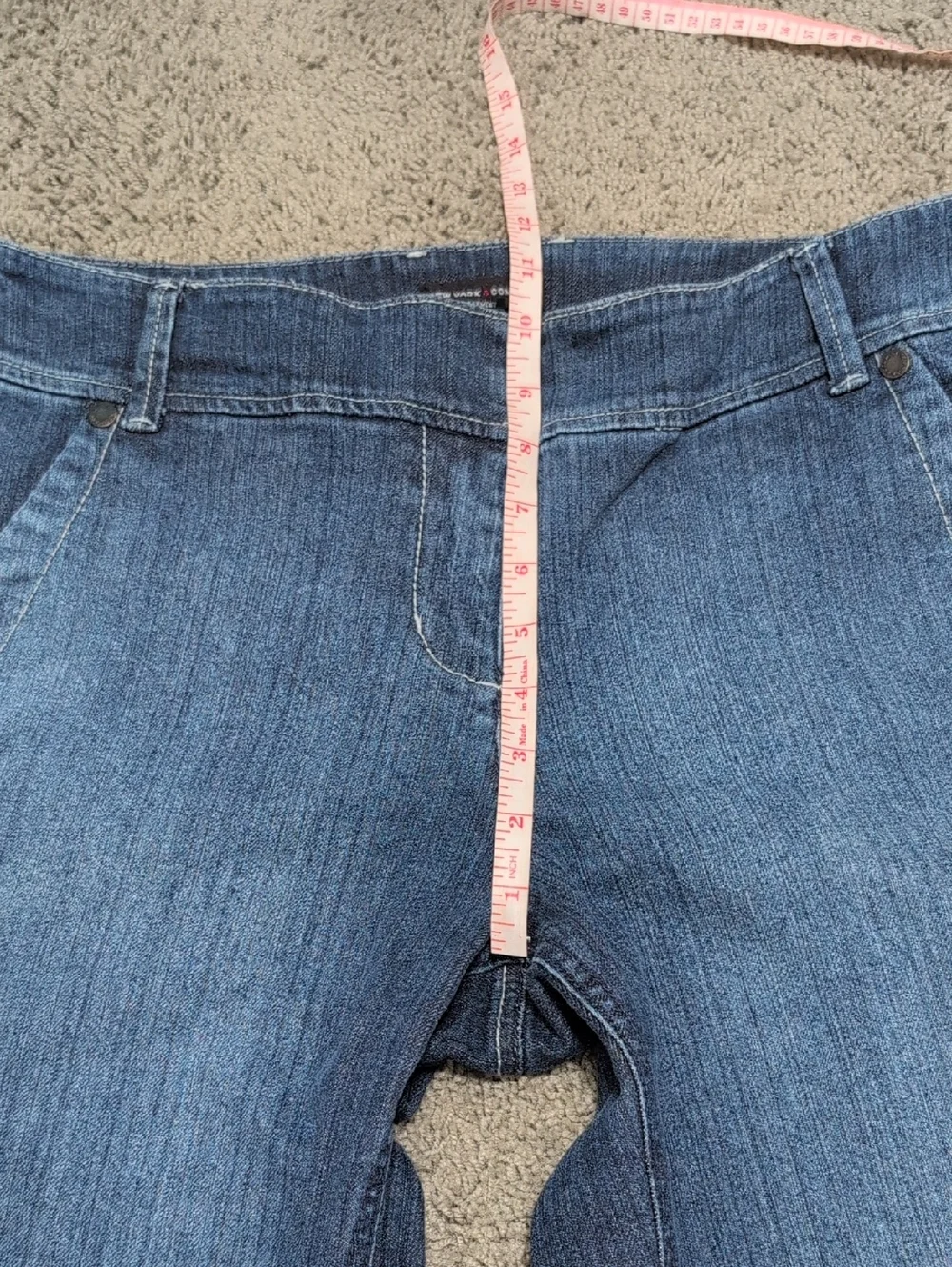 New York & Company Flare Leg Jeans Dark Wash Womens size 12